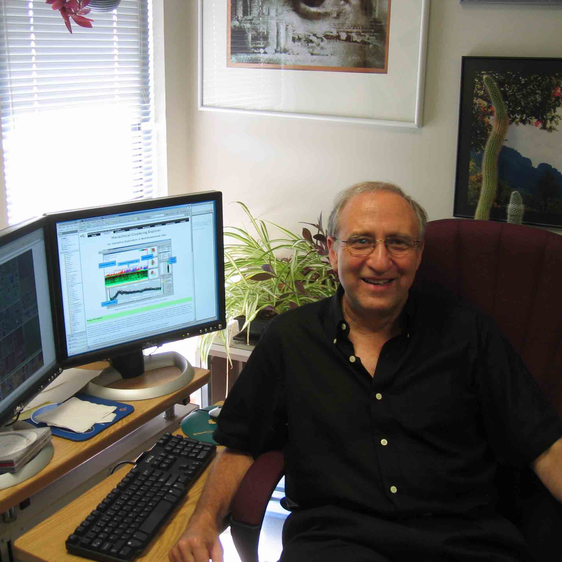 Ben Shneiderman at his office, University of Maryland